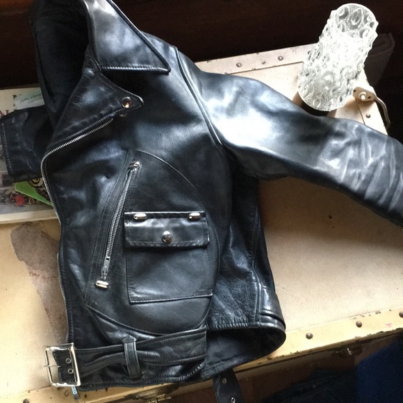 Leather motorcycle jacket - Picture 6 of 6
